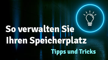 Tipps und Tricks zur Verwaltung des Speicherplatzes Ihres Servers