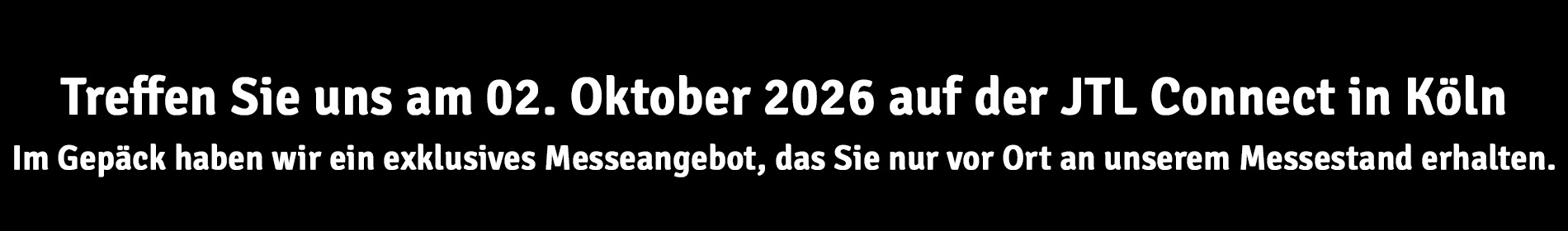 Messeangebot JTL Connect 2026